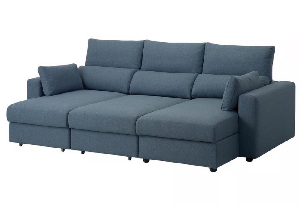 Sofá de 3 lugares com chaise longue