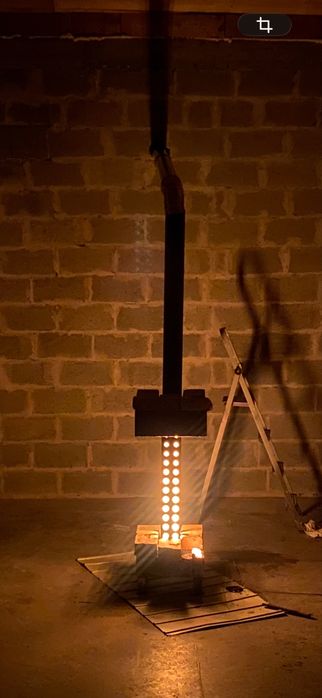 Буржуйка на переробці (або олії)