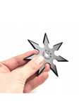 Rzutka Gwiazdka Shuriken 7 Ostrzy NINJA BLACK