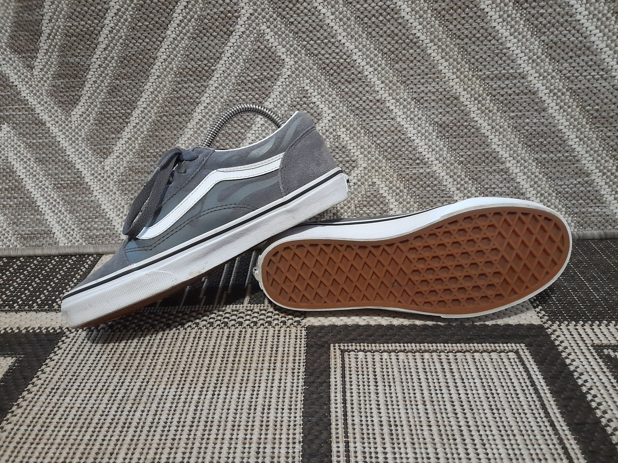 Оригинал кеды Vans Old Skool 36 DX "Grey" унисекс , 36,5( 23 см )