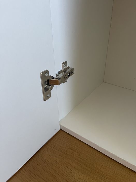 Movel lacado branco brilhante com porta (novo) - Reservado