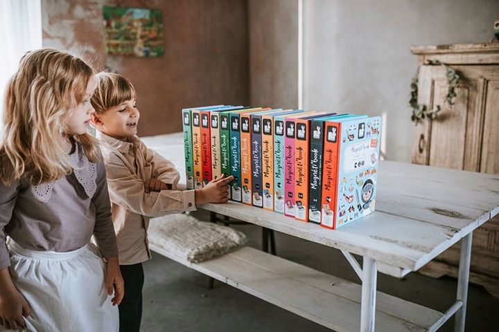 Układanka Magnetyczna Zwierzęta Magnesy 3+ Edukacyjna Janod Magnetiboo