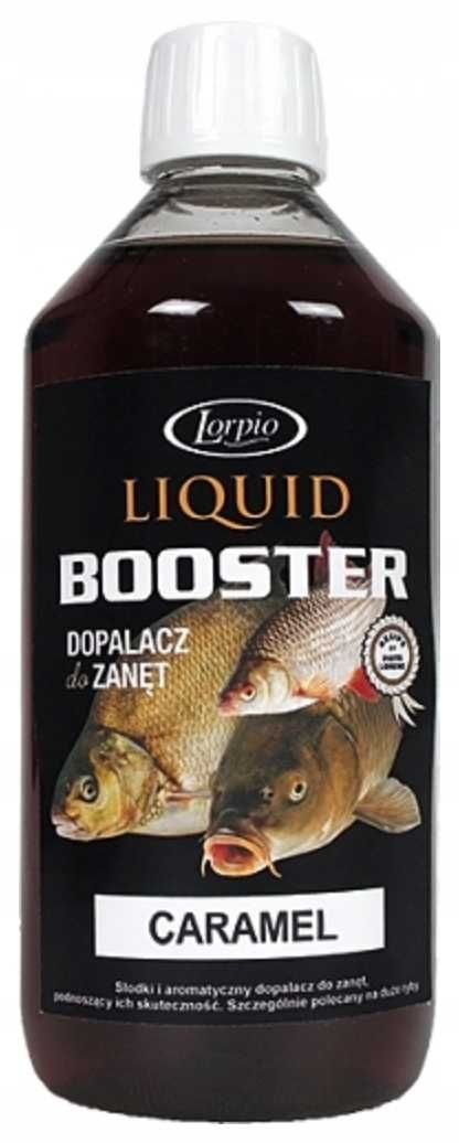 Zanęta dodatek Lorpio Liquid Booster Karmel 500ml