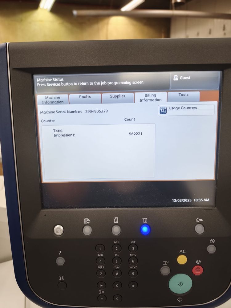 Xerox d 95 d110 d125 d136