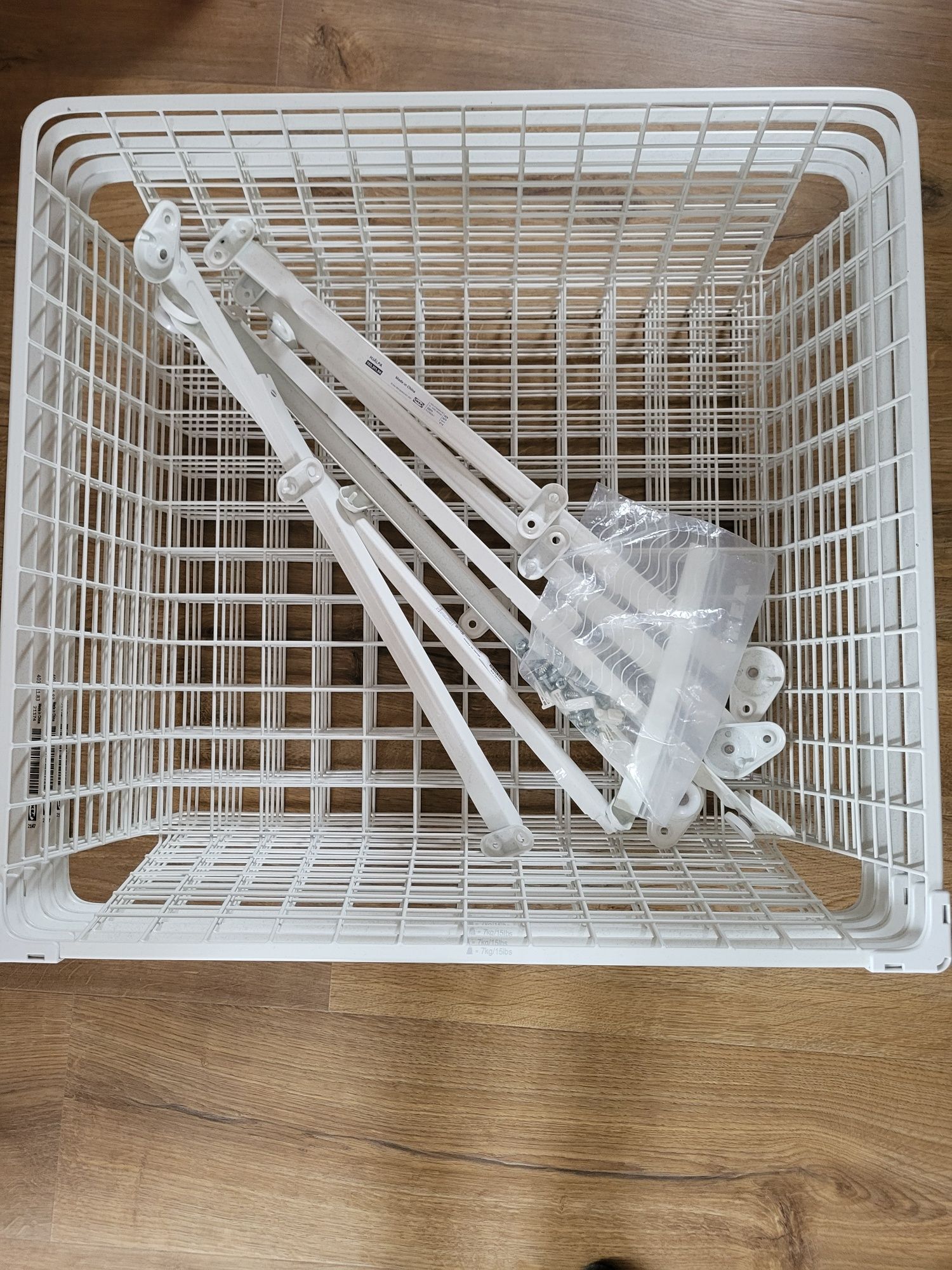 5 koszy HJÄLPA Ikea