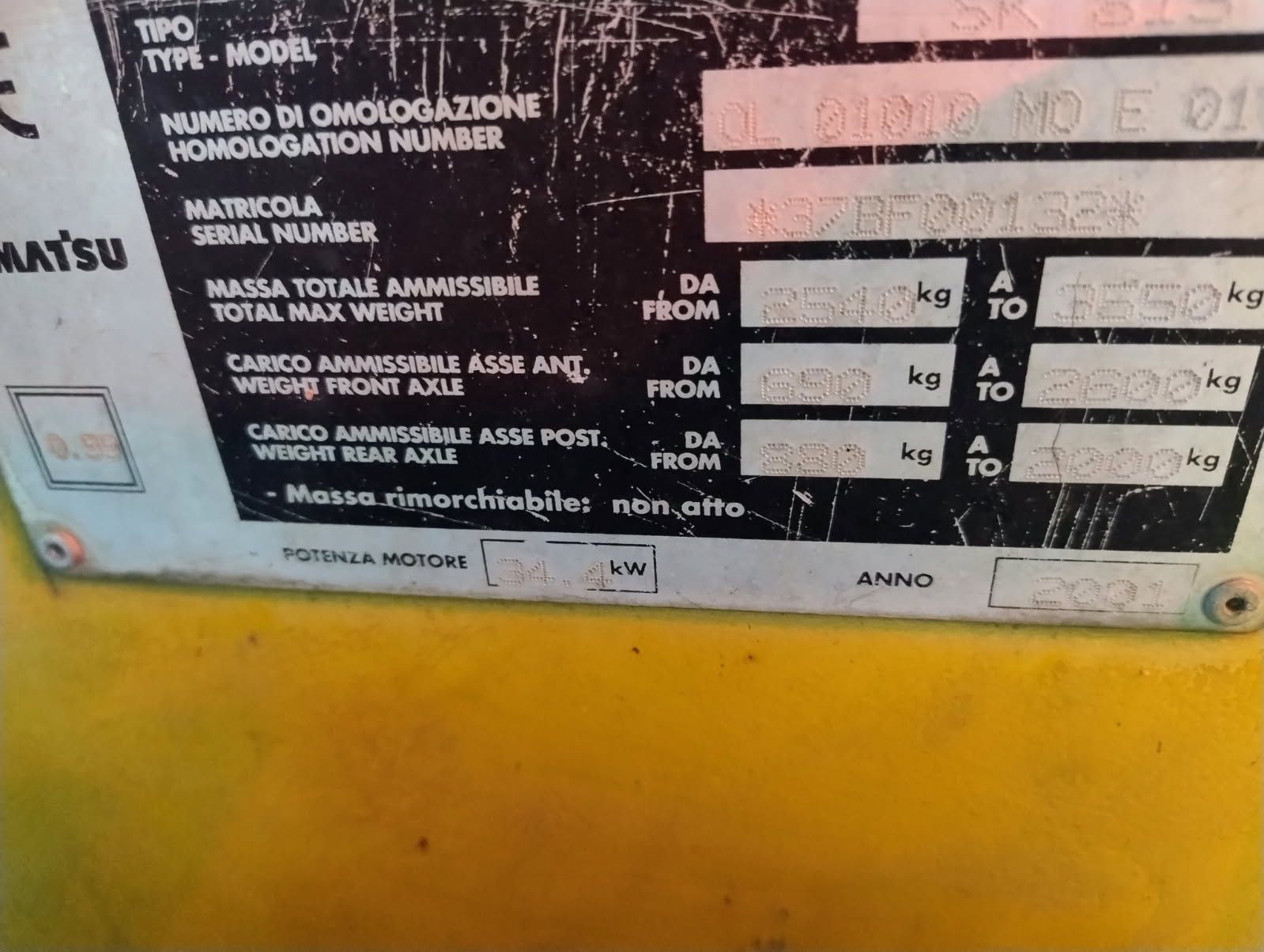 Komatsu sk815 Stan bardzo dobry