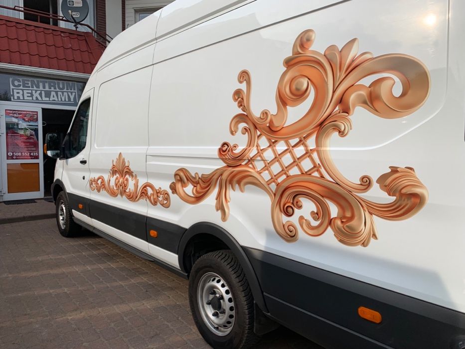 Oklejanie Samochodów Magesy grafika na autach reklama drukarnia