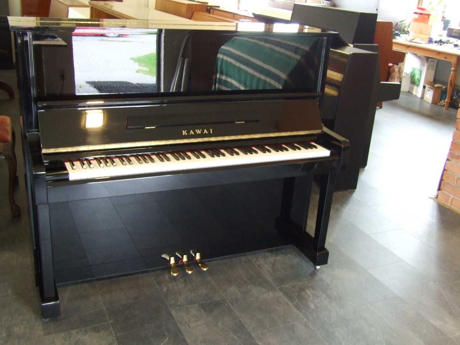 Pianino Kawai mod KS-1F, 123 cm wysok., czarne z moderatorem