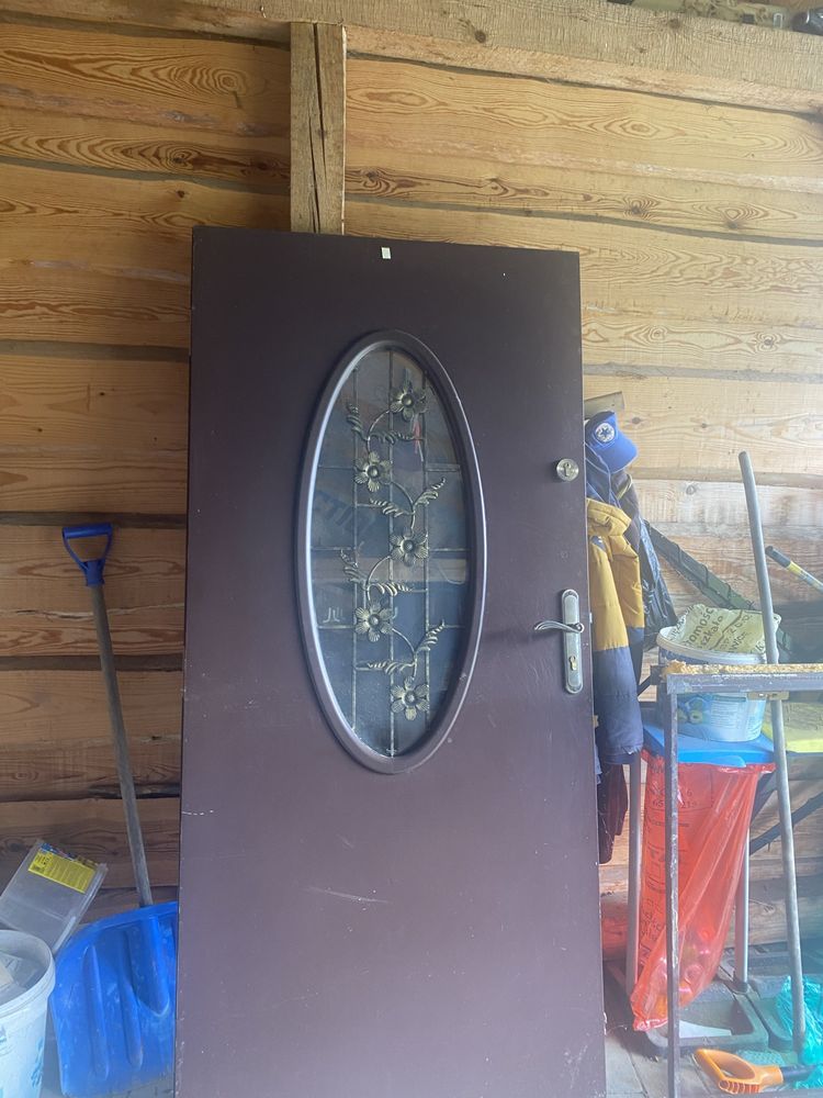 sprzedam dzwi metalowe 92/202cm