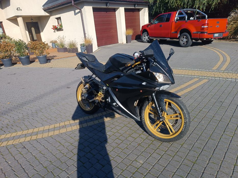 Yamaha yzf 125 zamiana zamienię motocykl quad cross bus  prl auto