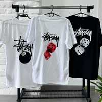 Футболка STUSSY — 100% бавовна Big Logo — Стуси Разные лого