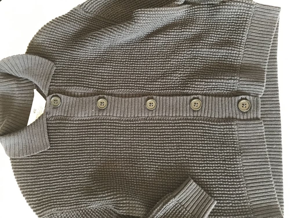 Nowy gofrowany sweterek rozpinany H&M 98cm