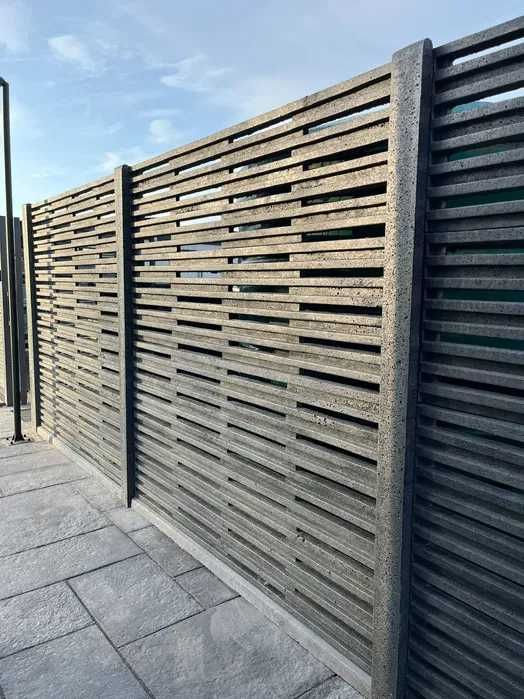 Ogrodzenie betonowe / płot betonowy / słupki betonowe - NOWOŚĆ