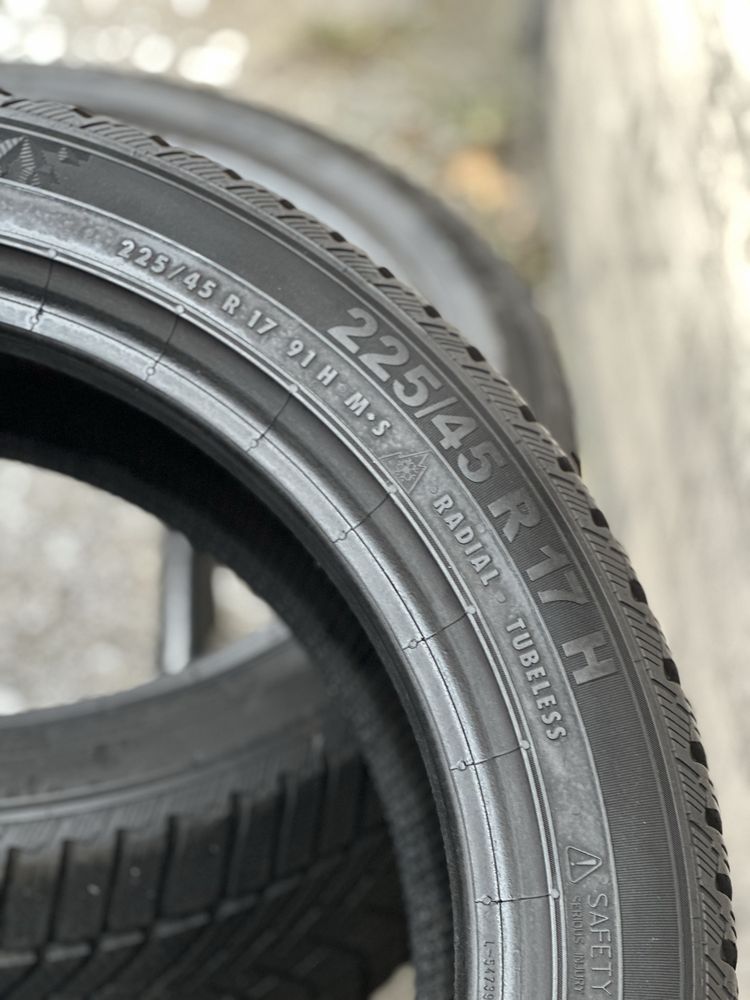 Топова шина‼️ Semperit speed-grip3  91H 225/45  r17 7.3мм 2022рік
