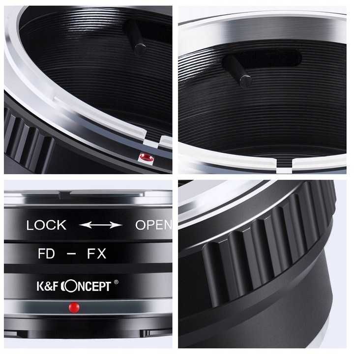 Adapter Canon FD na FX Fuji X-Pro1 X-E1 K&F Concept KF06.108
