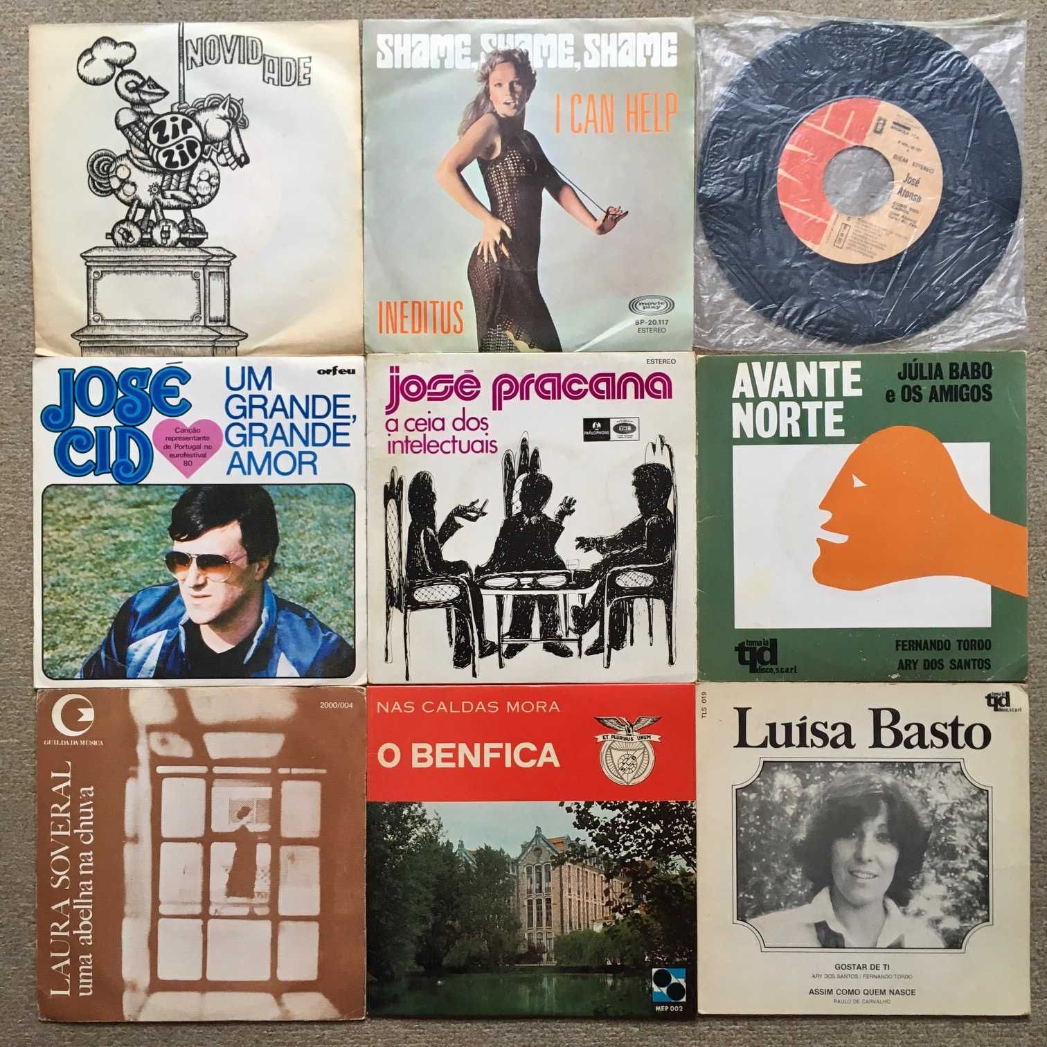 Discos de vinil singles - música portuguesa