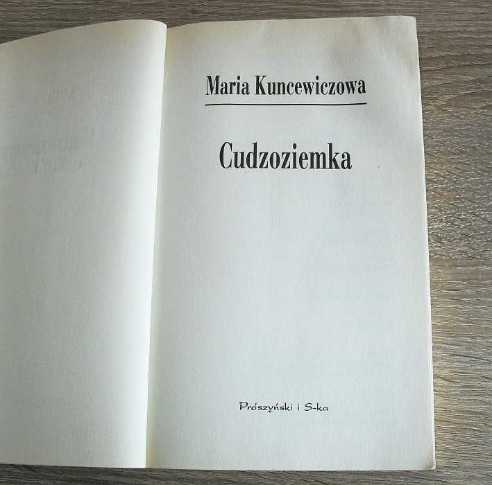 Książka, powieść "Cudzoziemka", autorka Maria Kuncewiczowa