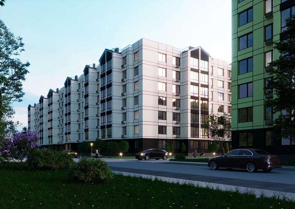 Продається однокімнатна квартира 38,42м² у новому ЖК Європейські Липки