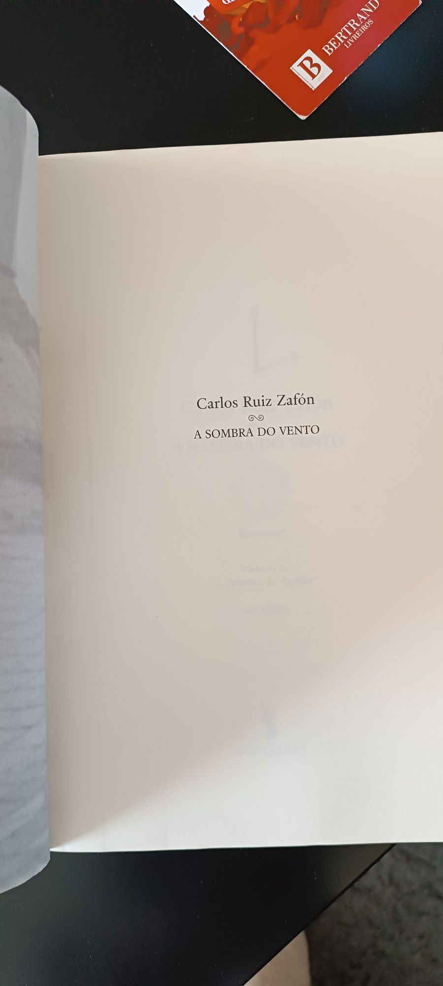 A sombra do Vento de Carlos Ruiz Zafón