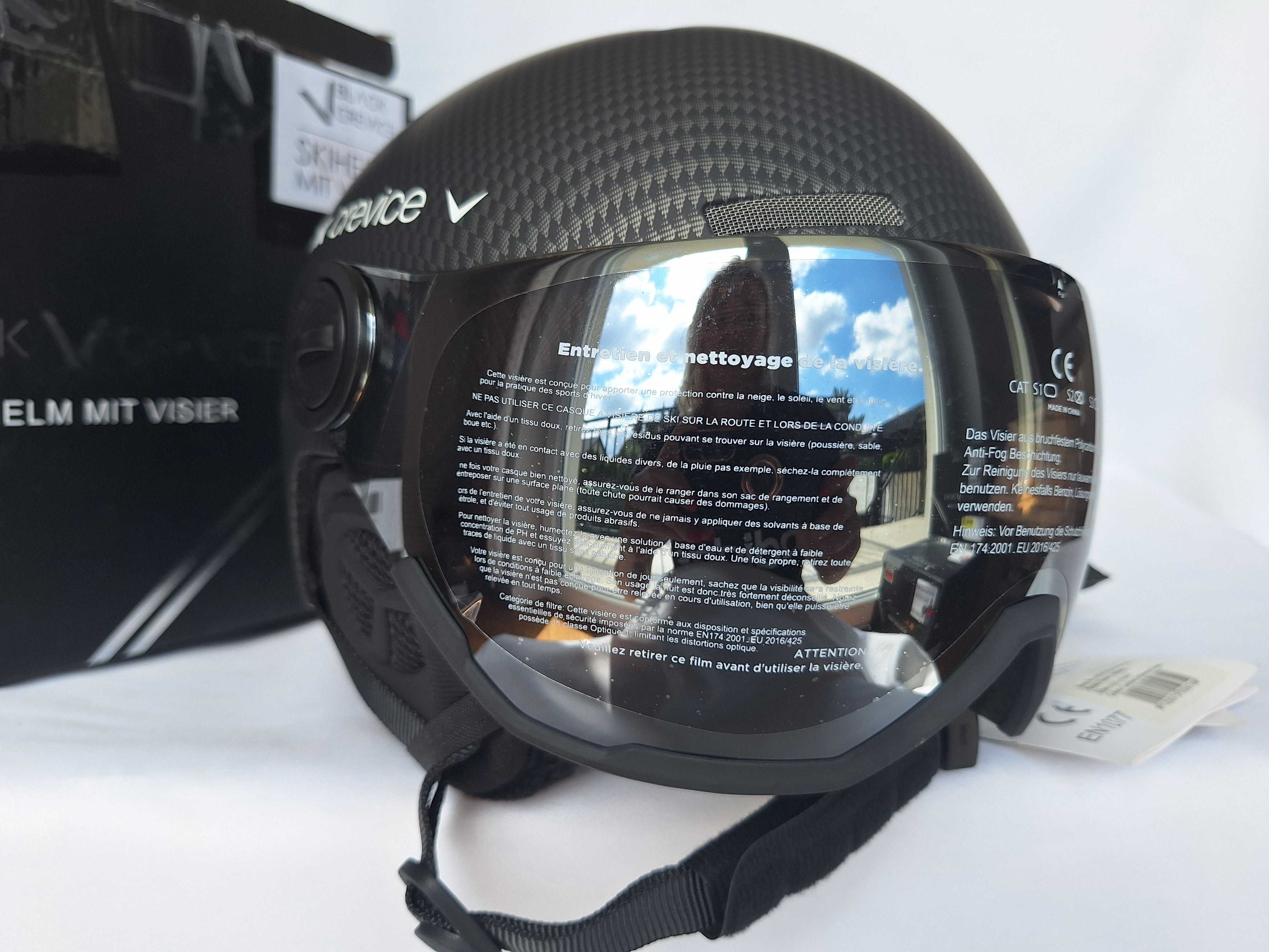 Kask narciarski Black Crevice Arlberg Carbon Black S 51-54cm