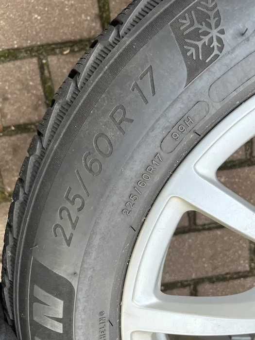 Komplet kół Audi 17” 225/60/17 Opony zima Pirelli/Michelin Faktura VAT
