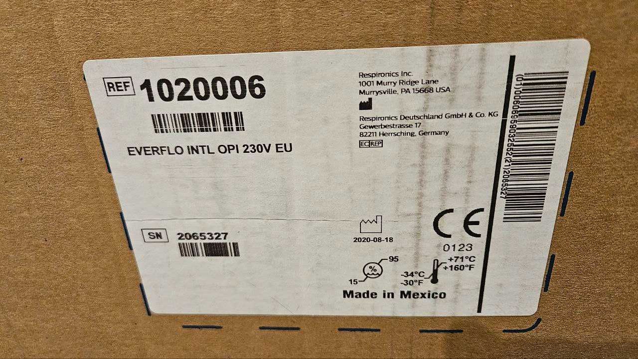 Philips EverFlo OPI 230V Nowy Koncentrator Tlenu 5L EU