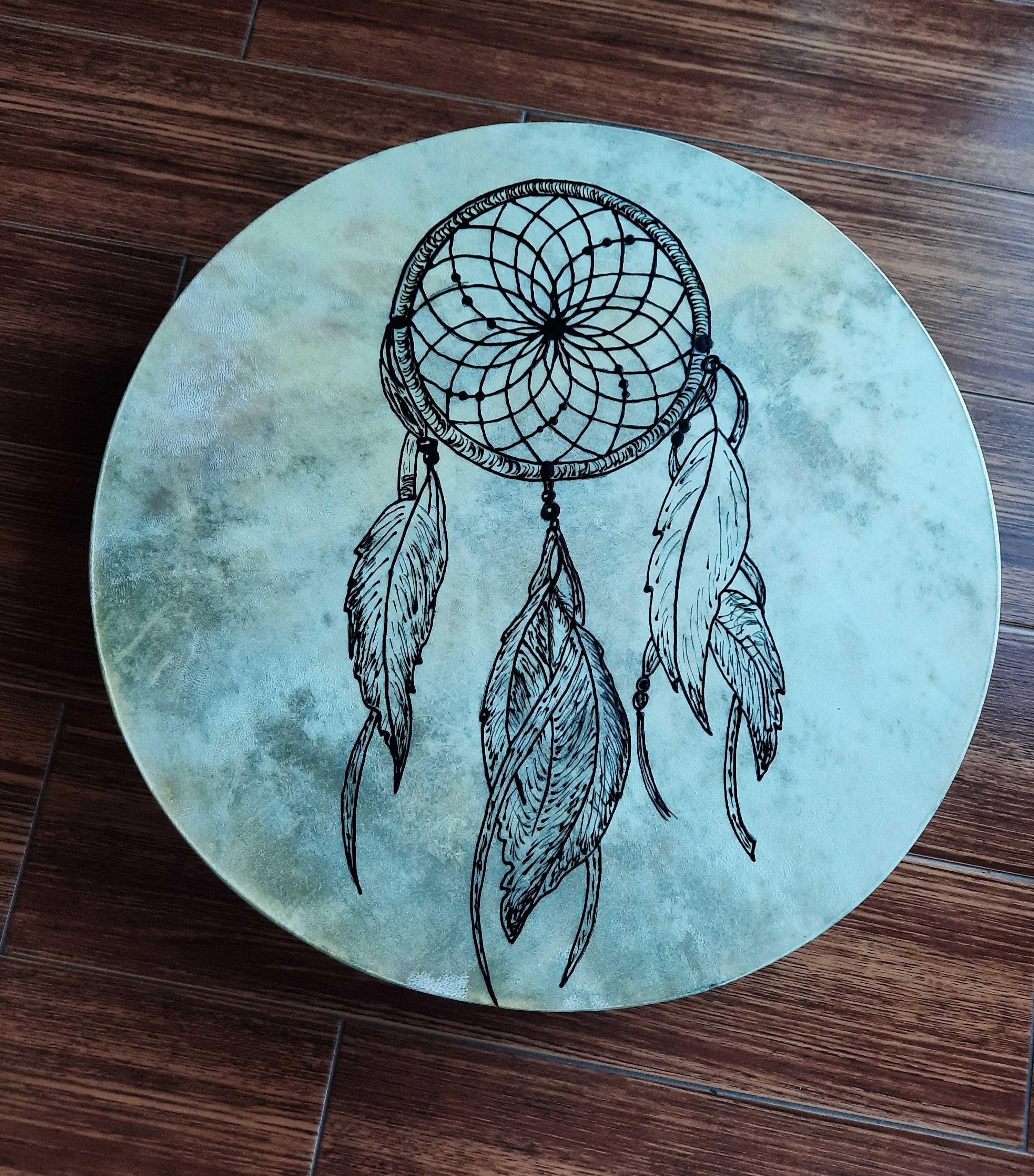 Bęben szamański 47 cm + pałka (wysyłka gratis)