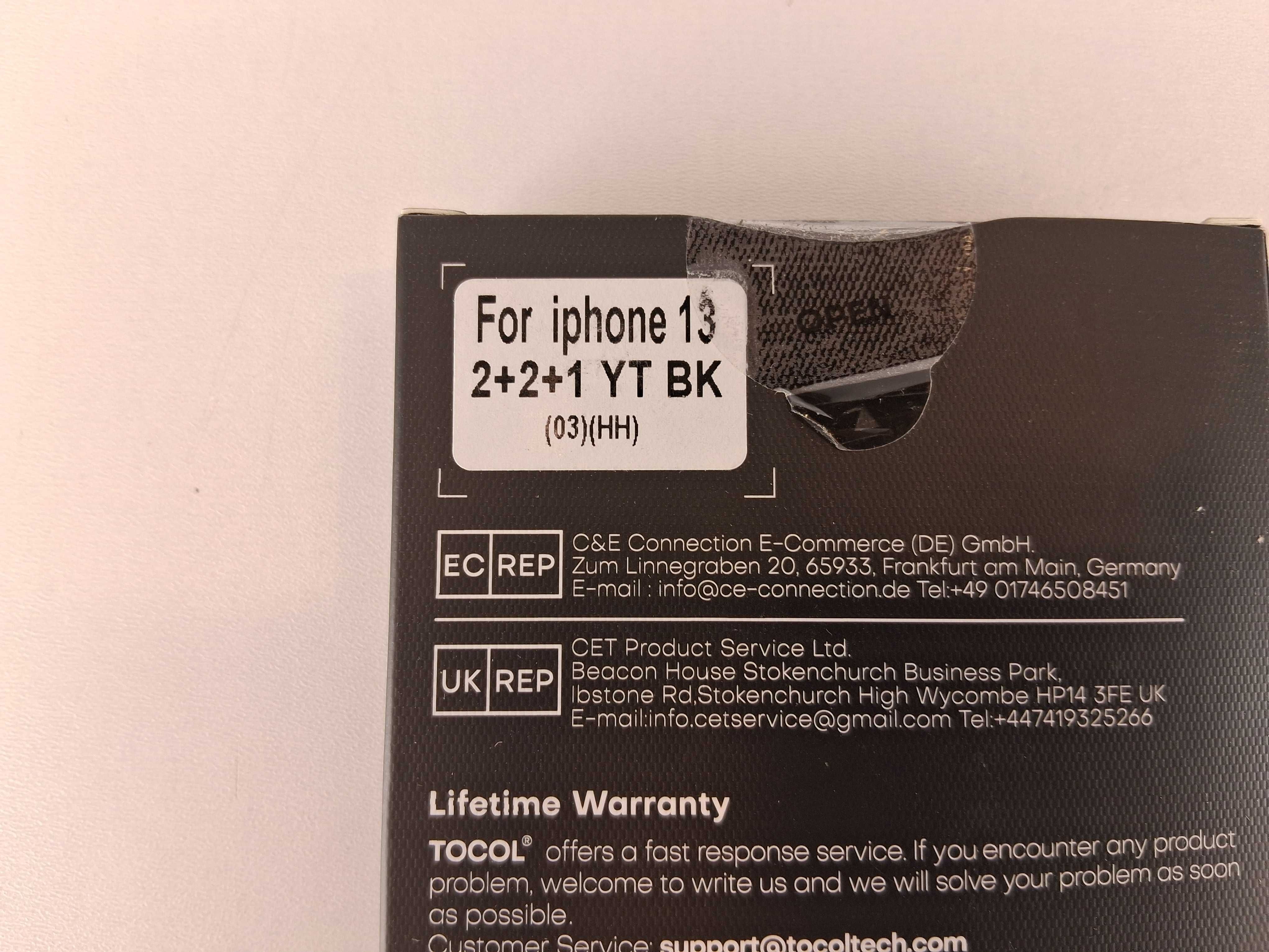 Y151 Etui Tocol oraz Szkła Hartowane do iPhone 13
