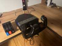 Logitech Saitek Flight yoke i przepustnica