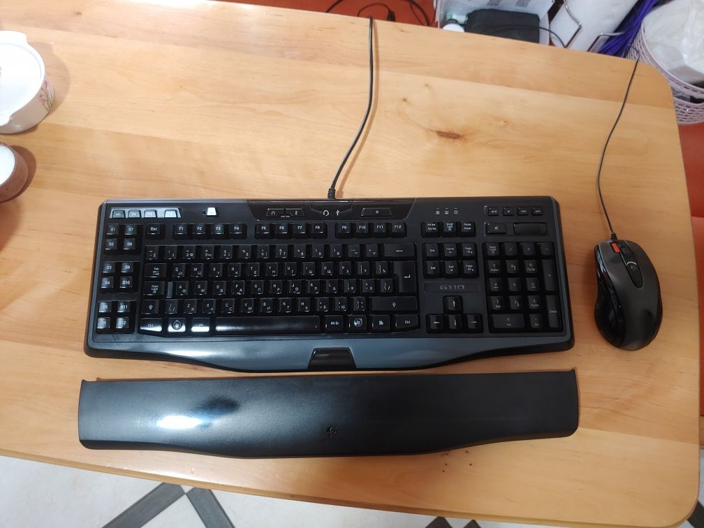 Logitech Gaming Keyboard G110+A4 tech X-710FS X7