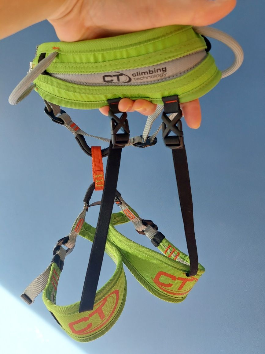Uprząż wspinaczkowa Climbing Technology Ascent - Grey/Green
