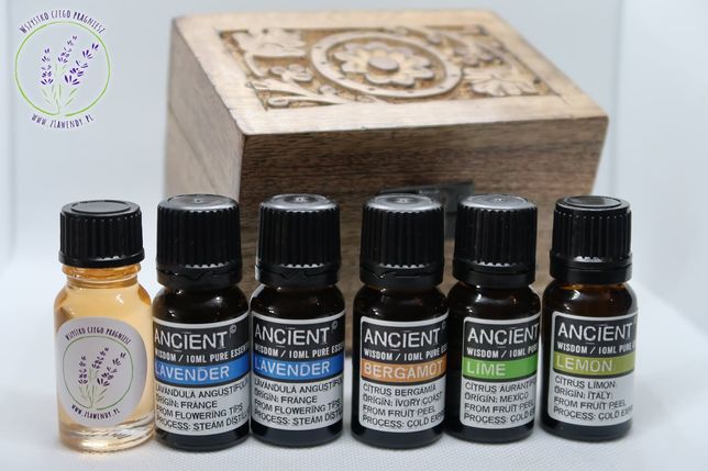 Zestaw olejków eterycznych do aromaterapii radość