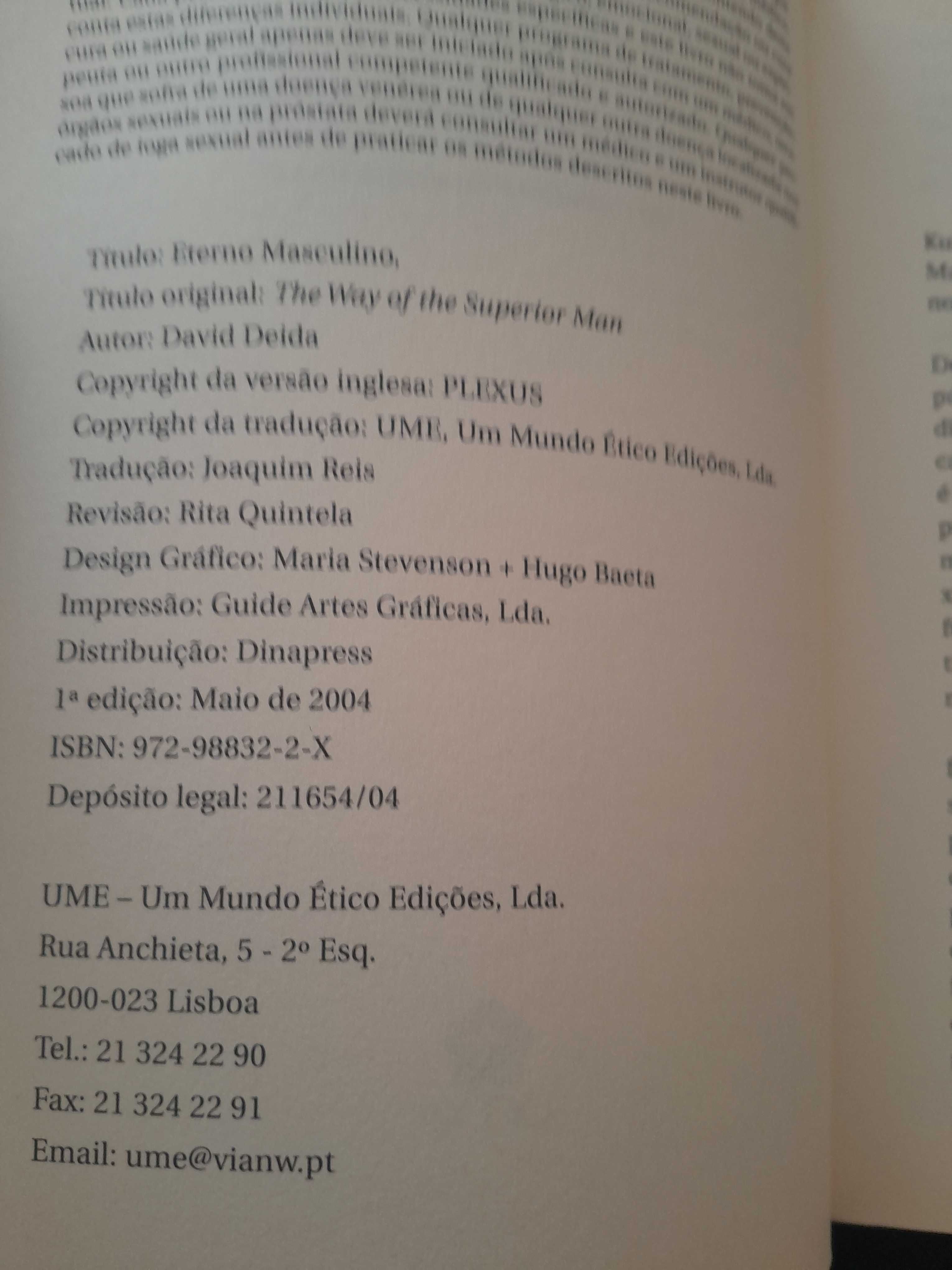 David Deida O caminho do homem superior / Eterno Masculino