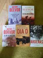 Antony Beevor - 2a Guerra Mundial - lote de 5 livros