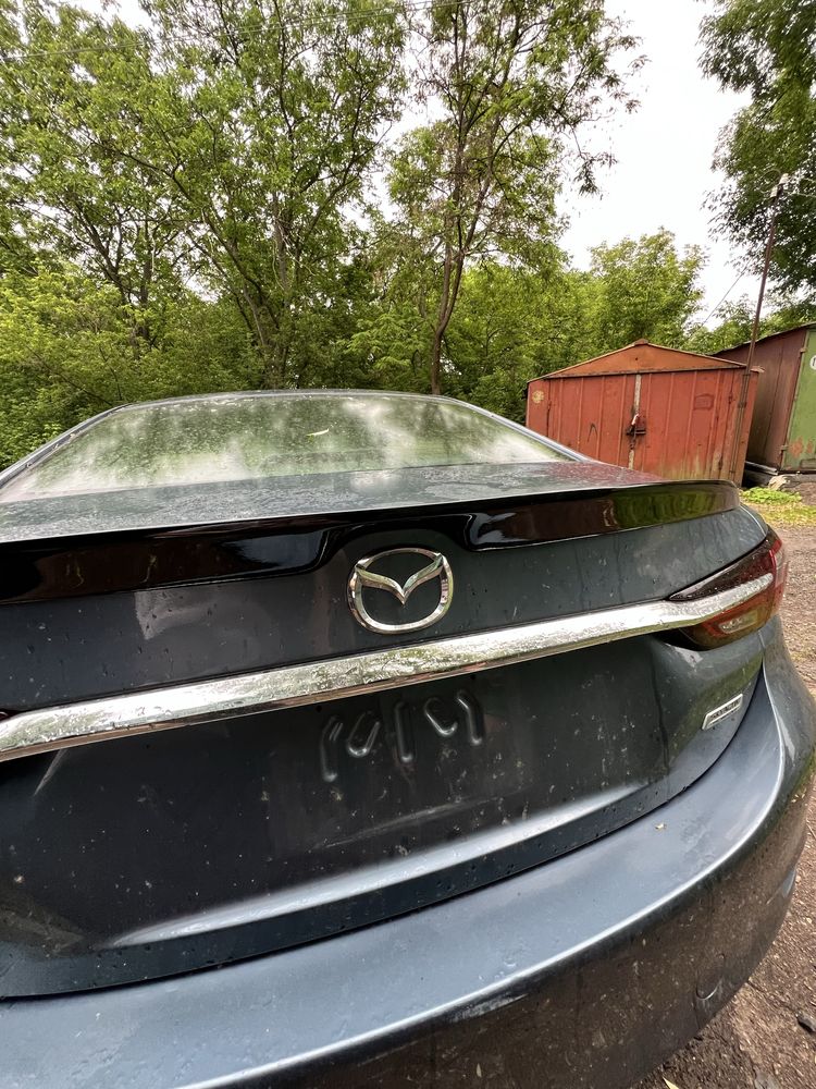 МАЗДА 6 MAZDA GJ GL 6 2013+ 2018+ 2015 2016 2014Спойлер черный глянец