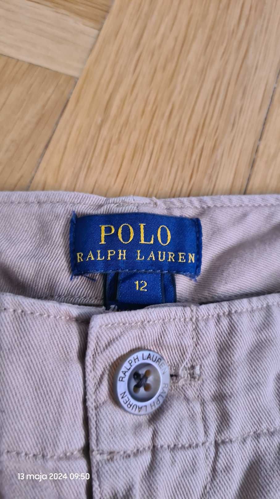 Polo Ralph Lauren piaskowe spodnie 152