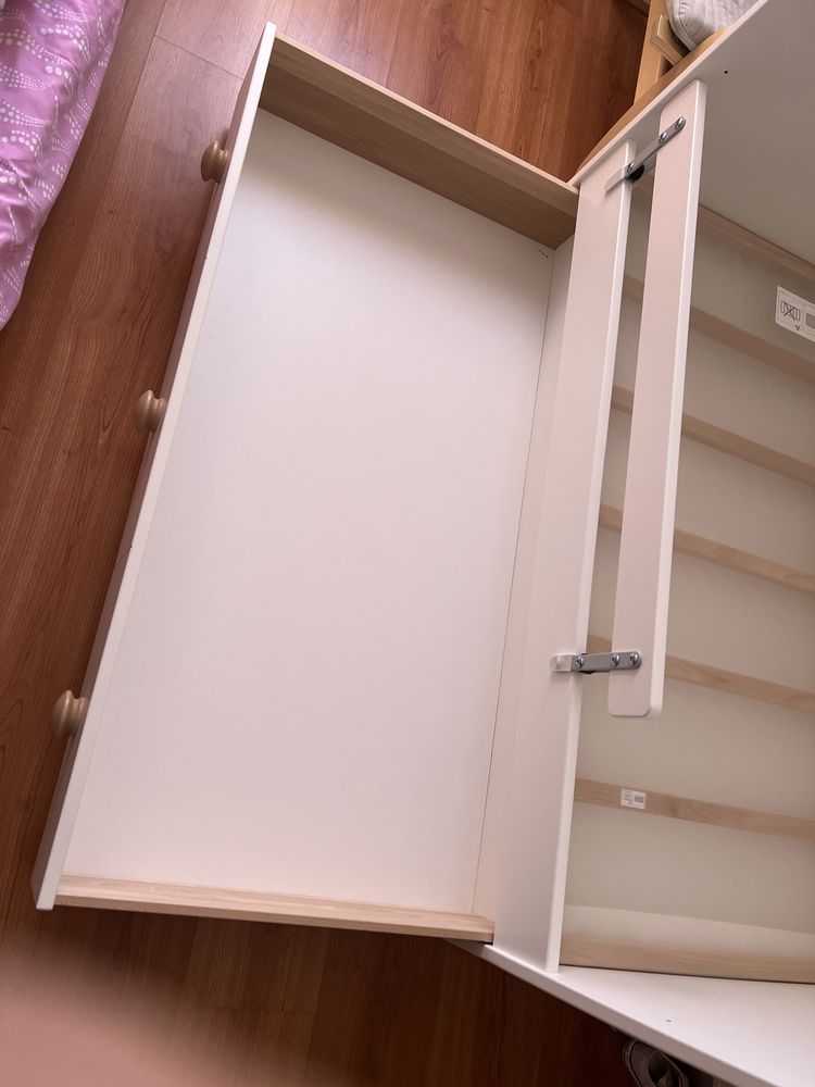 Vendo berço/cama IKEA Gonatt+ colchão Jattettott