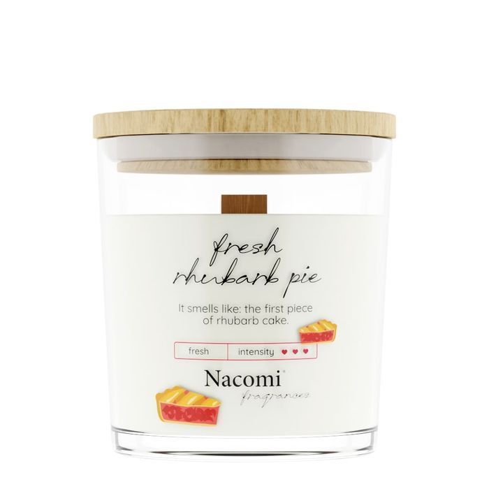 Nacomi Świeca Sojowa Fresh Rhubarb Pie 140G (P1)