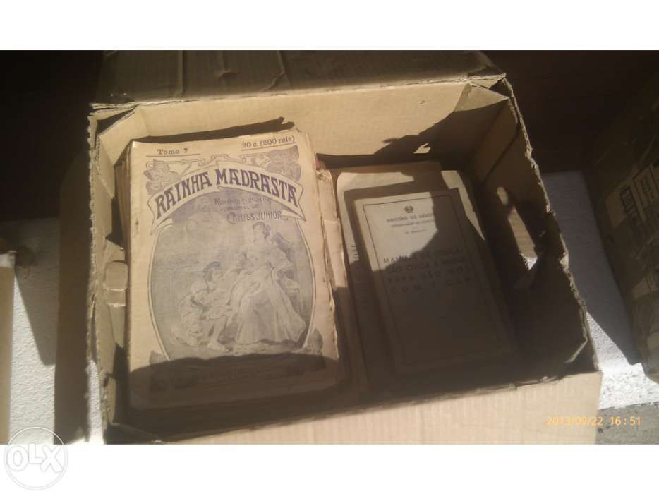 Lote de livros antigos seculos 19 e 20