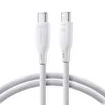 kabel przewód usb-c 60w szybki transfer multi-color series 1m biały