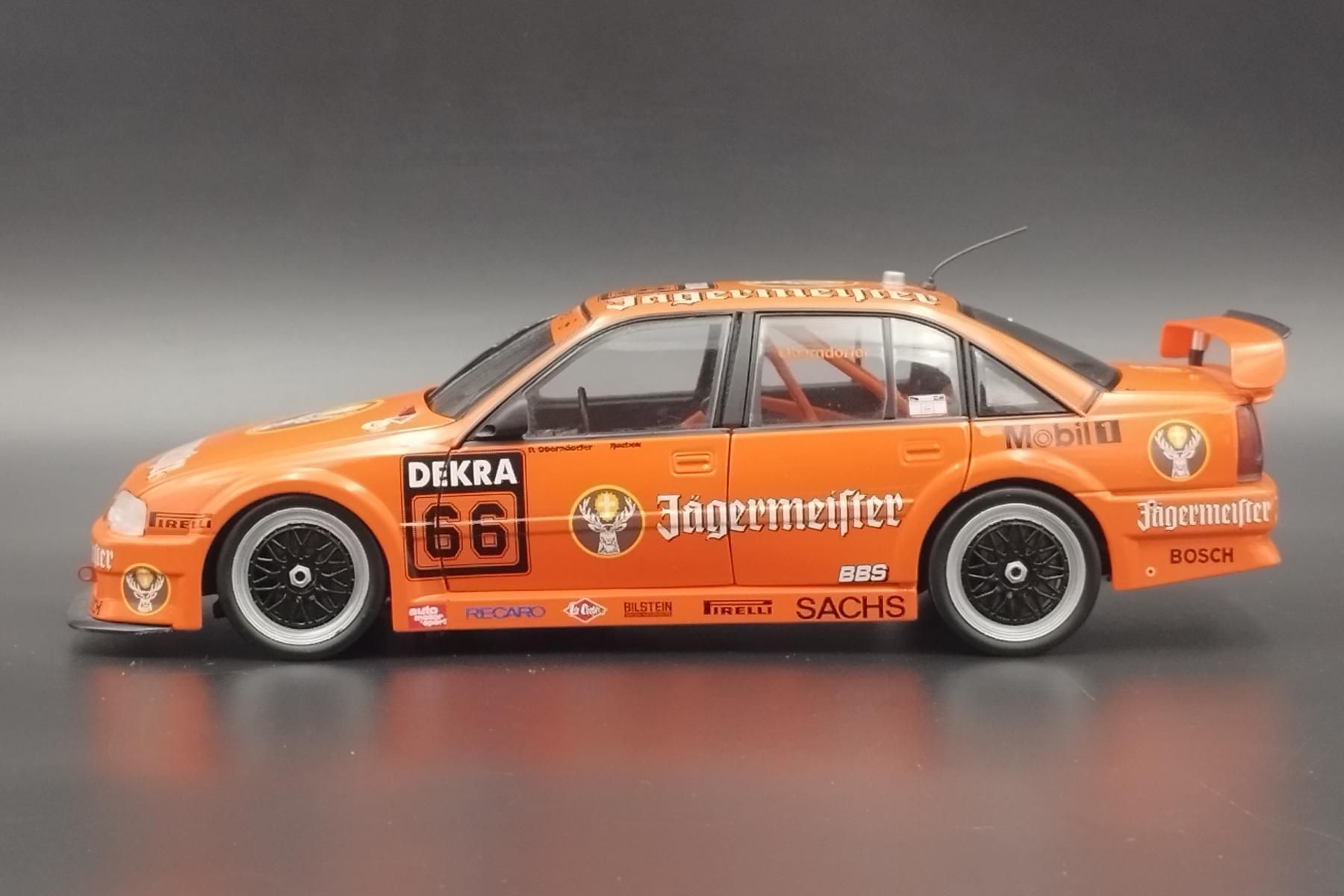 1:18 Opel Omega n66 Jagermeister Oberndorfer DTM 1991 Minichamps