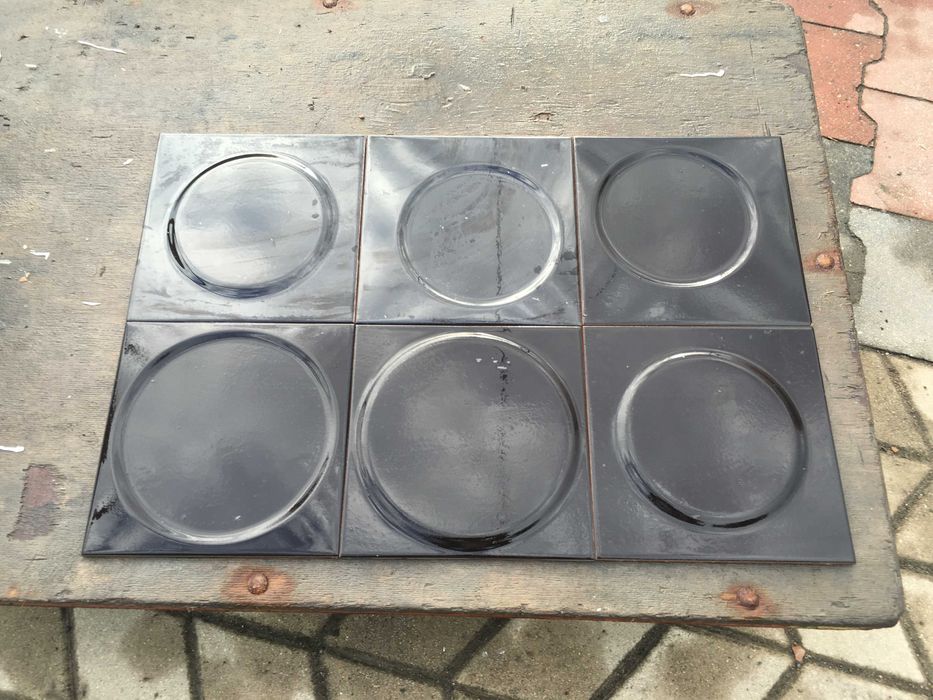 Glazura / płytka ścienna cirkle black 20x20 firmy MAGNA ART SPACES