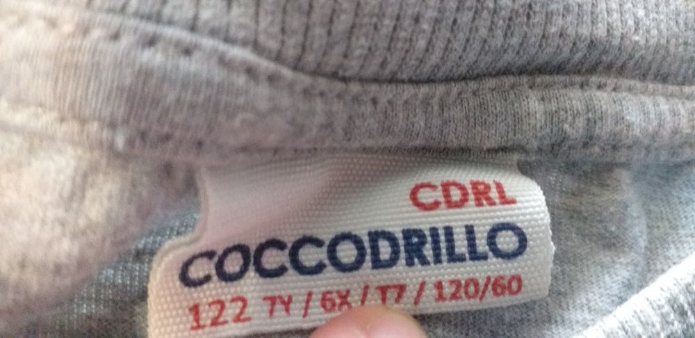 Bluzka Coccodrillo , bluzka rozmiar 122, koszulka z długim rękawem Cdr