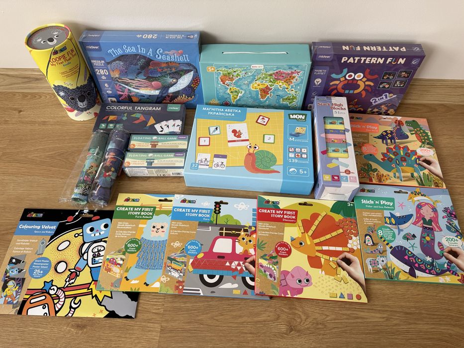 Дерев‘яні іграшки лото пазл сортер транспорт Ubumblebees