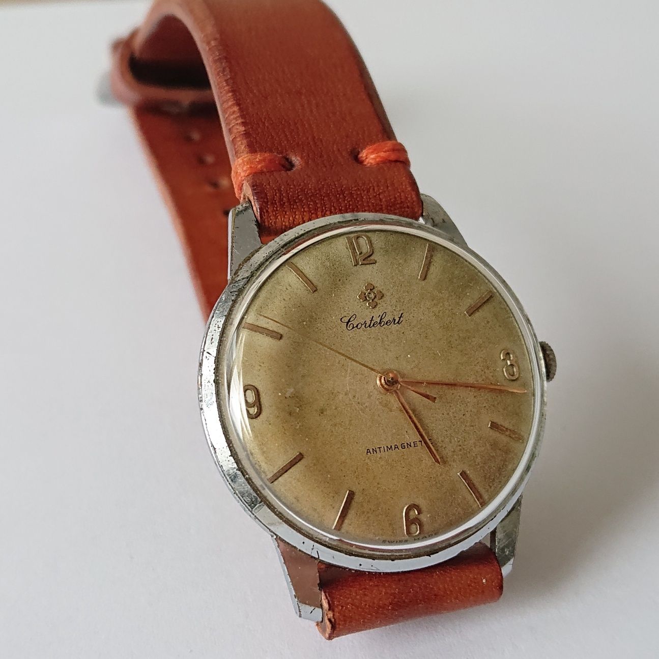Cortebert Antimagnetic zegarek naręczny mechaniczny