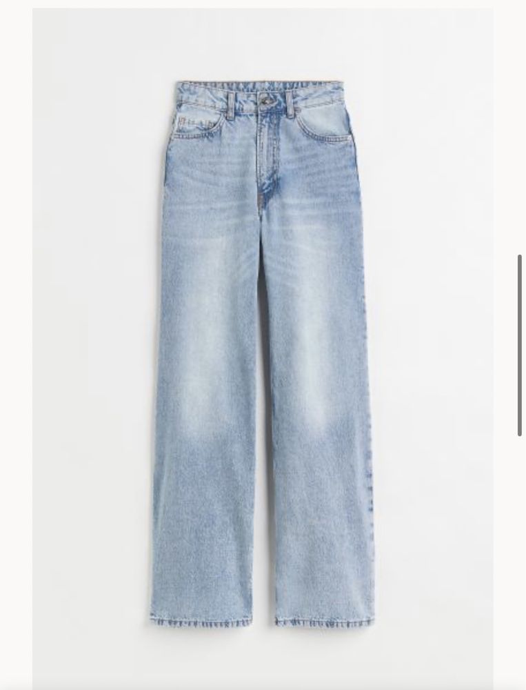 Wide leg джинси 32 розмір H&M