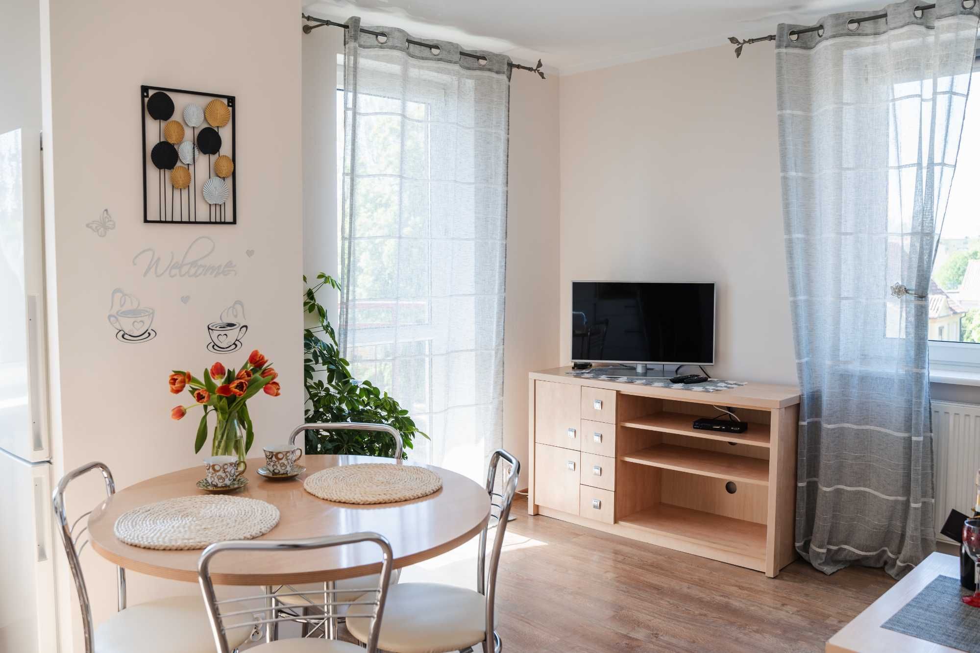 Apartament, Ostróda, noclegi, krótkoterminowo, mieszkanie w centrum