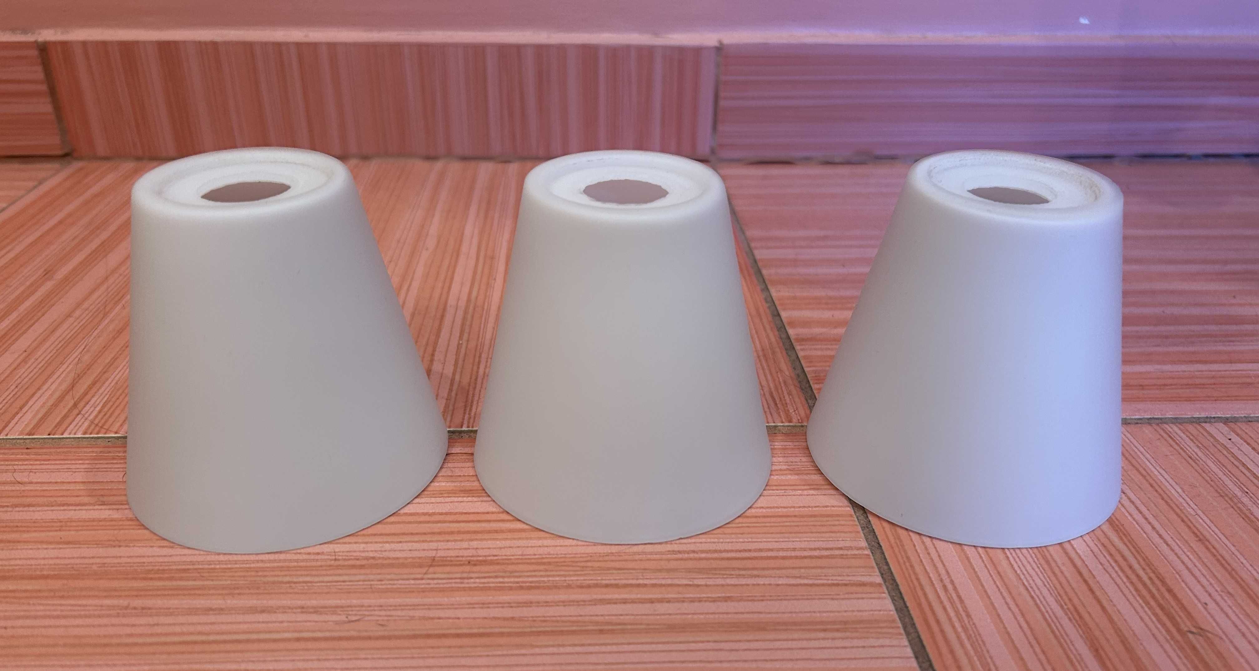 Klosz szklany halogen lampa kinkiet G9 - 3 sztuki