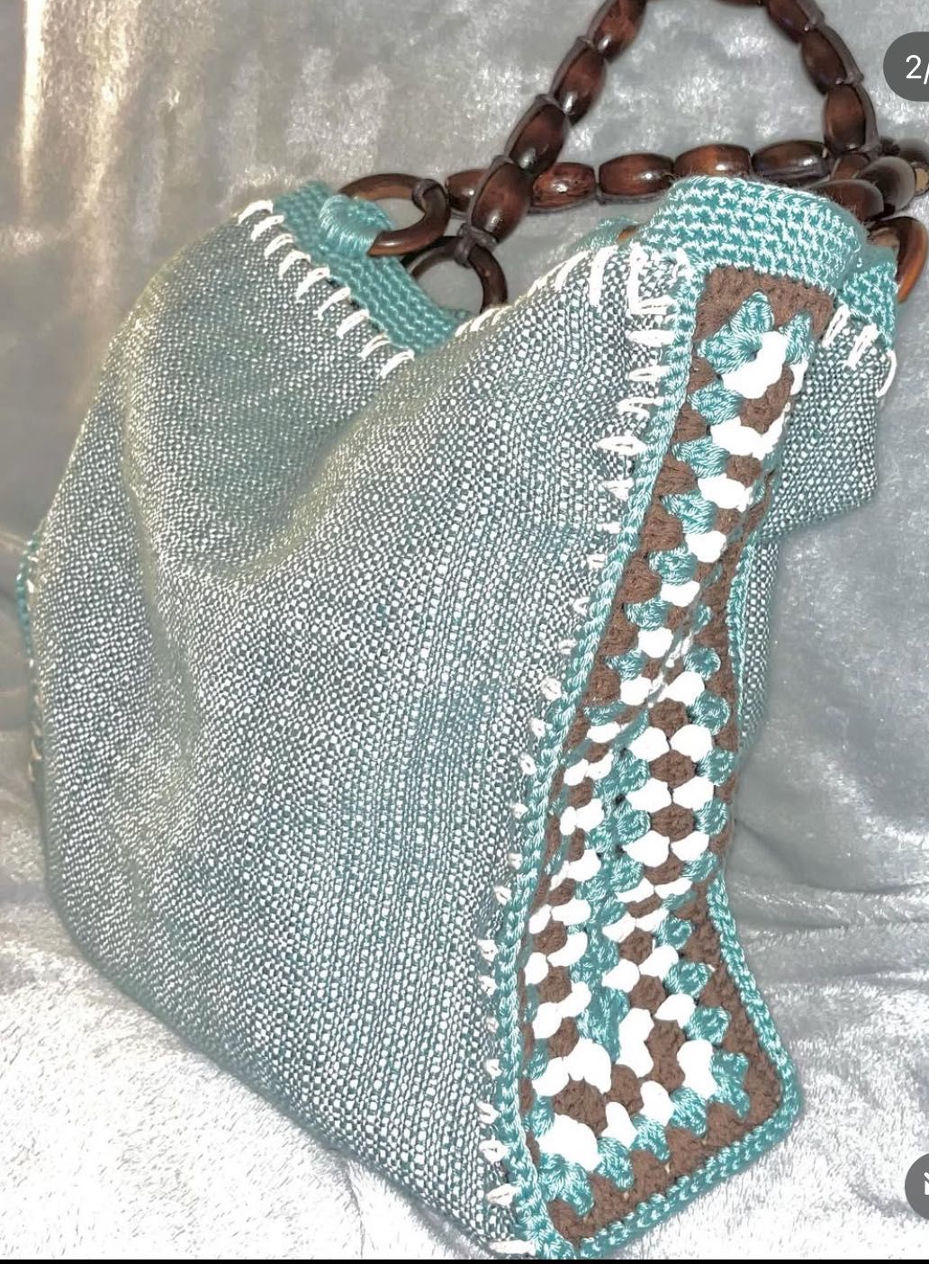 Bolsa crochet handmade Jojo Rabbit