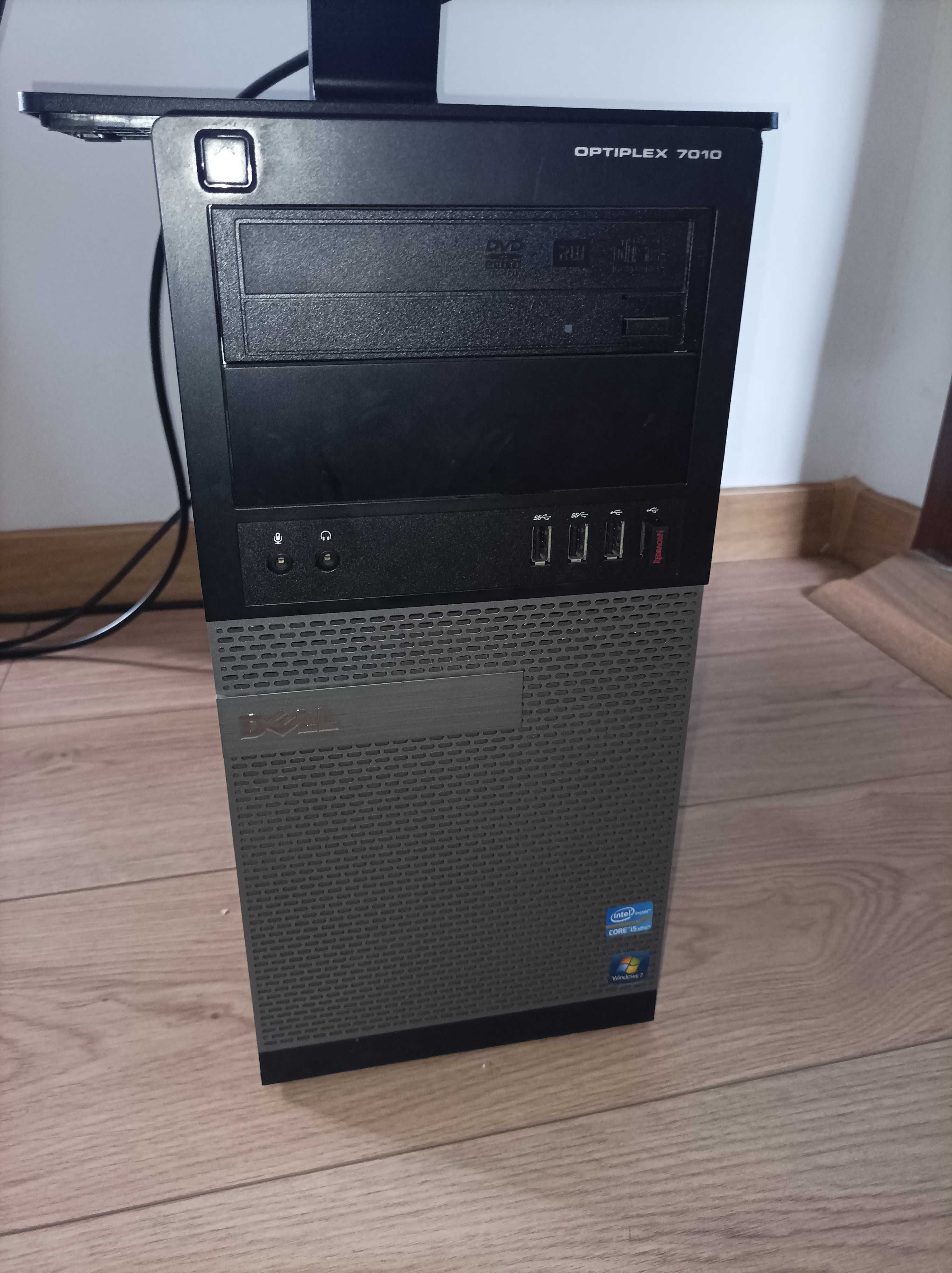 Zestaw Komputerowy Komputer Dell + Monitor, Windows 10, SSD 256GB